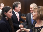 Yoani Sánchez pide cambios para Cuba en el Congreso de EEUU a los fans de las guerras y las bombas. Tomada de Cambios en Cuba