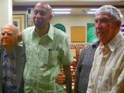 Coco Fariñas, bien apadrinado por Hubert Matos (izquierda) y el terrorista Posada Carriles (derecha), dos de los más encarnizados enemigos de Cuba.