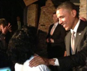 Berta Soler se reúne con Barack Obama