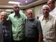 El “luchador por la libertad” Guillermo Fariñas junto a Luis Posada Carriles (izq.