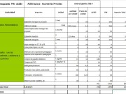 Propuesta 2014 presupuesto VII PIN-ACDEI Jul- Dic 2014